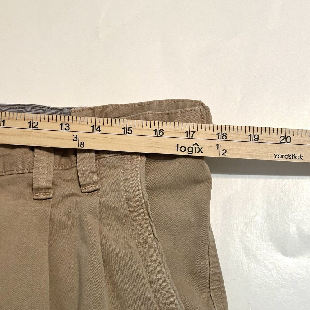 Territory Ahead Men 33/32 Beige Pleated Front Straight Leg Casual Chinos Pants - Picture 7 of 15